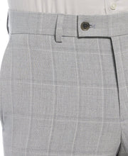 Slim Fit Windowpane Suit Pant (Charcoal) 