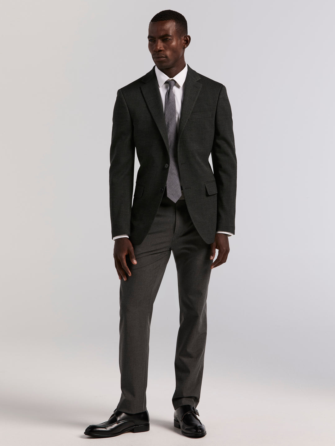 Slim Olive Textured Sport Coat (Olive) 