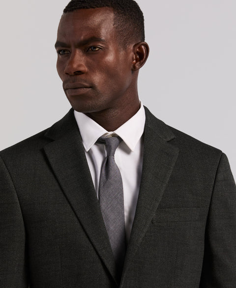 Slim Olive Textured Sport Coat