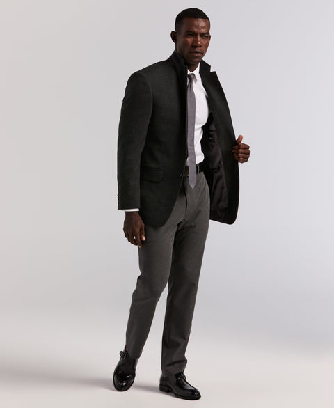Slim Olive Textured Sport Coat