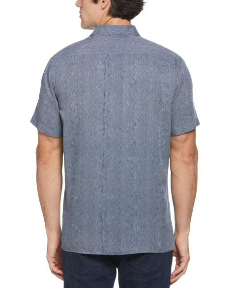 Wavy Line Soft Shirt (Dark Blue) 