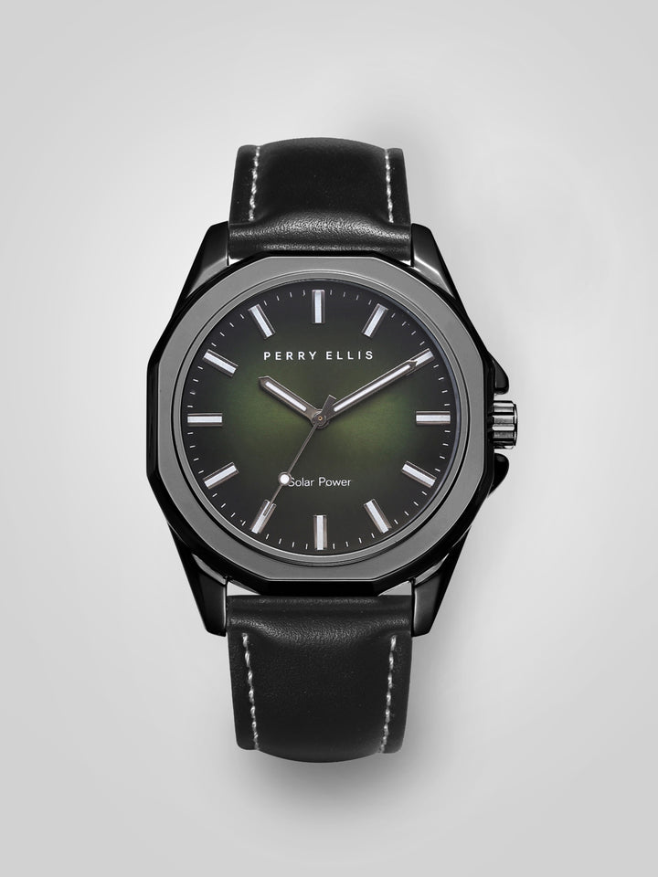 Solar Powered Watch (Black) 
