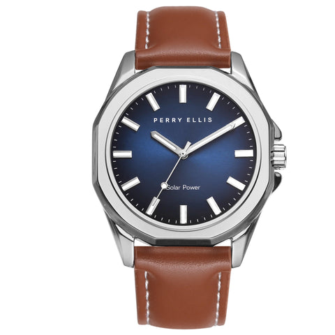 Solar Powered Watch (Cognac) 