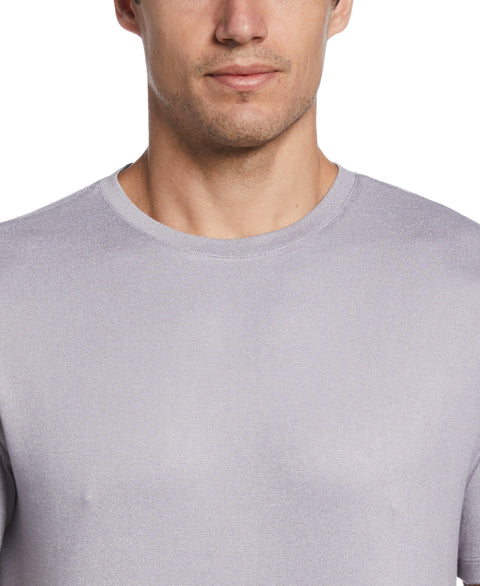 Solid Crew Neck Tee (Lilac Gray) 