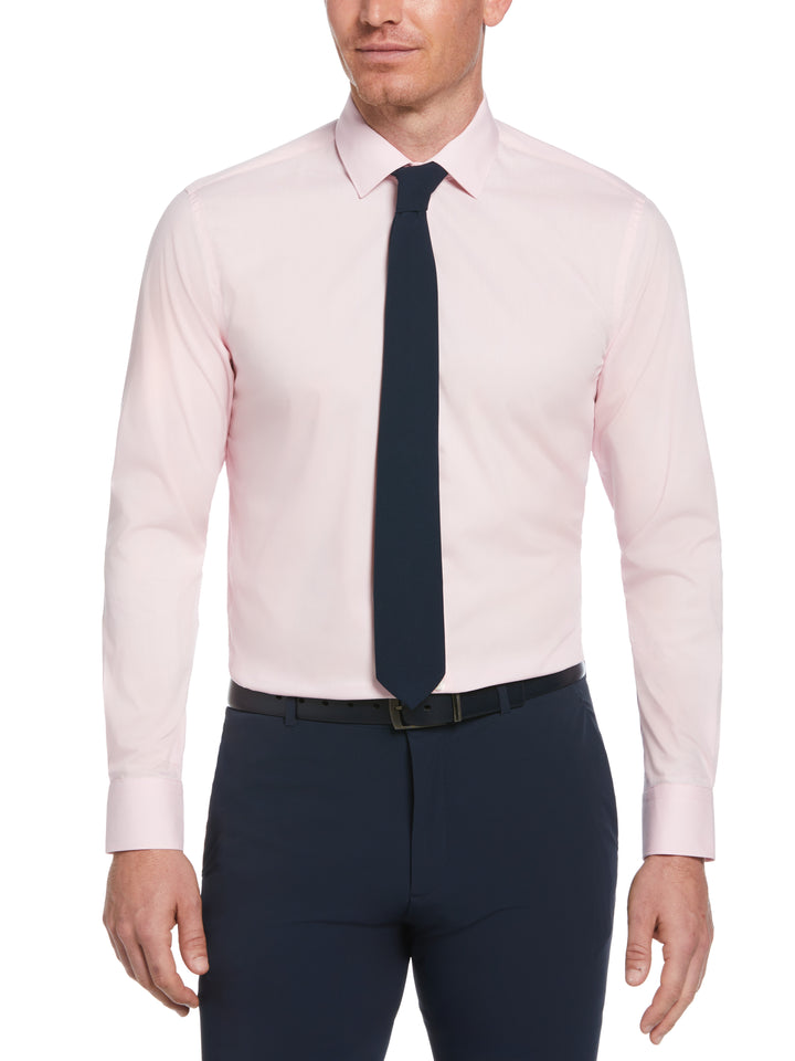 Pink Solid Dress Shirt  (Pink) 