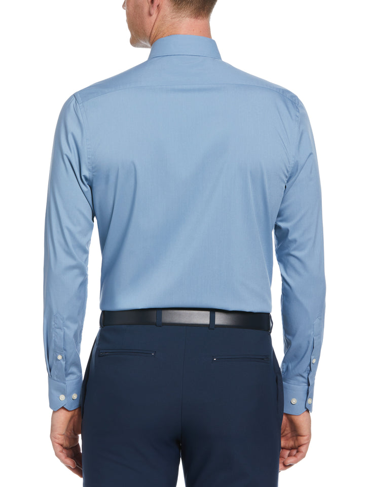 Blue Solid Dress Shirt (Aero) 