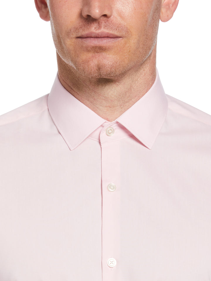 Pink Solid Dress Shirt  (Pink) 