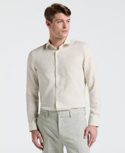 Solid Linen Shirt (Natural Linen) 
