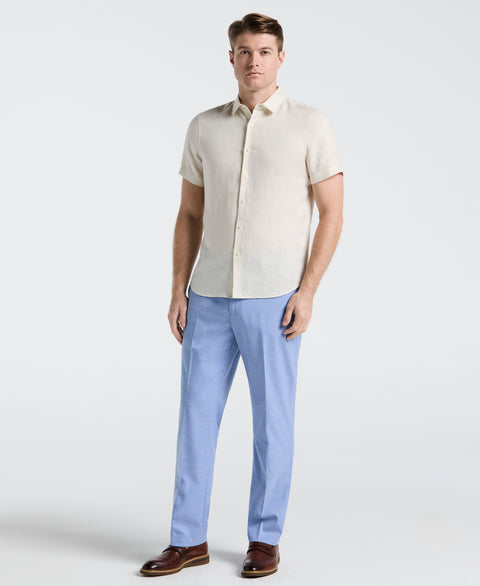 Solid Linen Shirt (Natural Linen) 