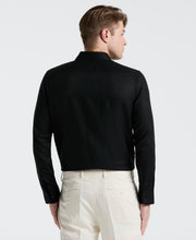 Solid Linen Shirt (Black) 