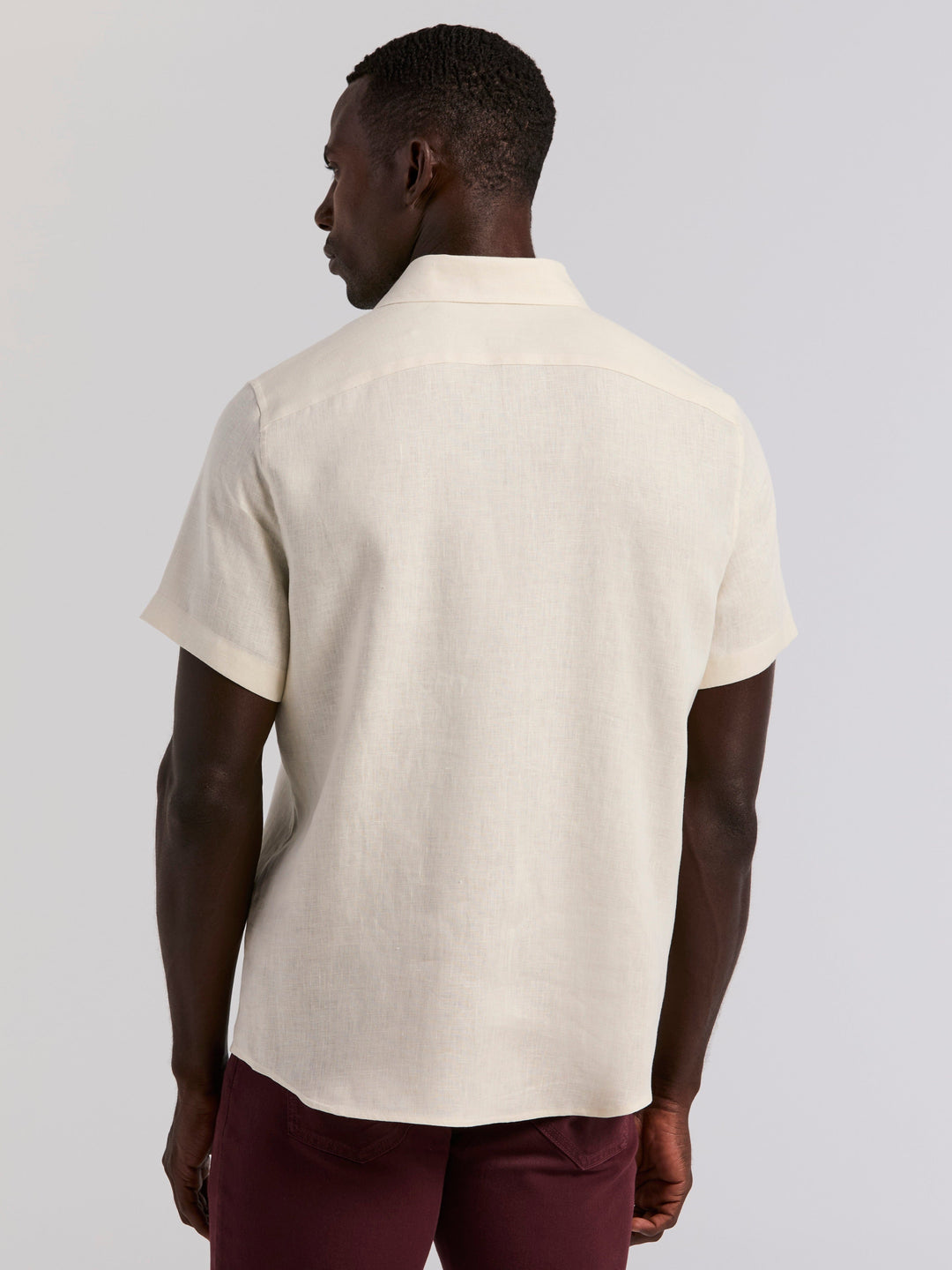 Solid Linen Shirt (Natural Linen) 