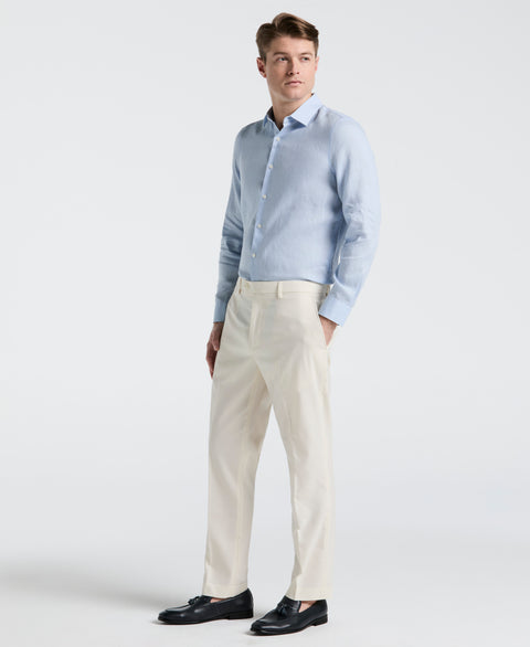 Solid Linen Shirt (Kentucky Blue) 