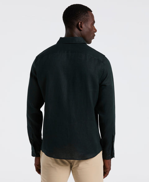 Solid Linen Shirt (Magical Forest) 