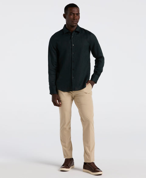 Solid Linen Shirt (Magical Forest) 