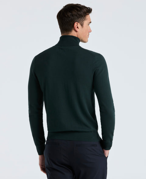 Solid Tech Turtleneck Sweater (Magical Forest) 