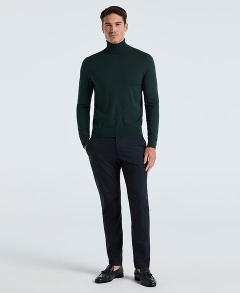 Solid Tech Turtleneck Sweater (Magical Forest) 