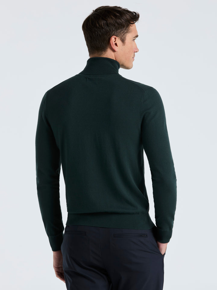 Solid Tech Turtleneck Sweater (Magical Forest) 