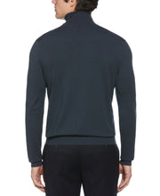 Solid Tech Turtleneck Sweater (India Ink) 