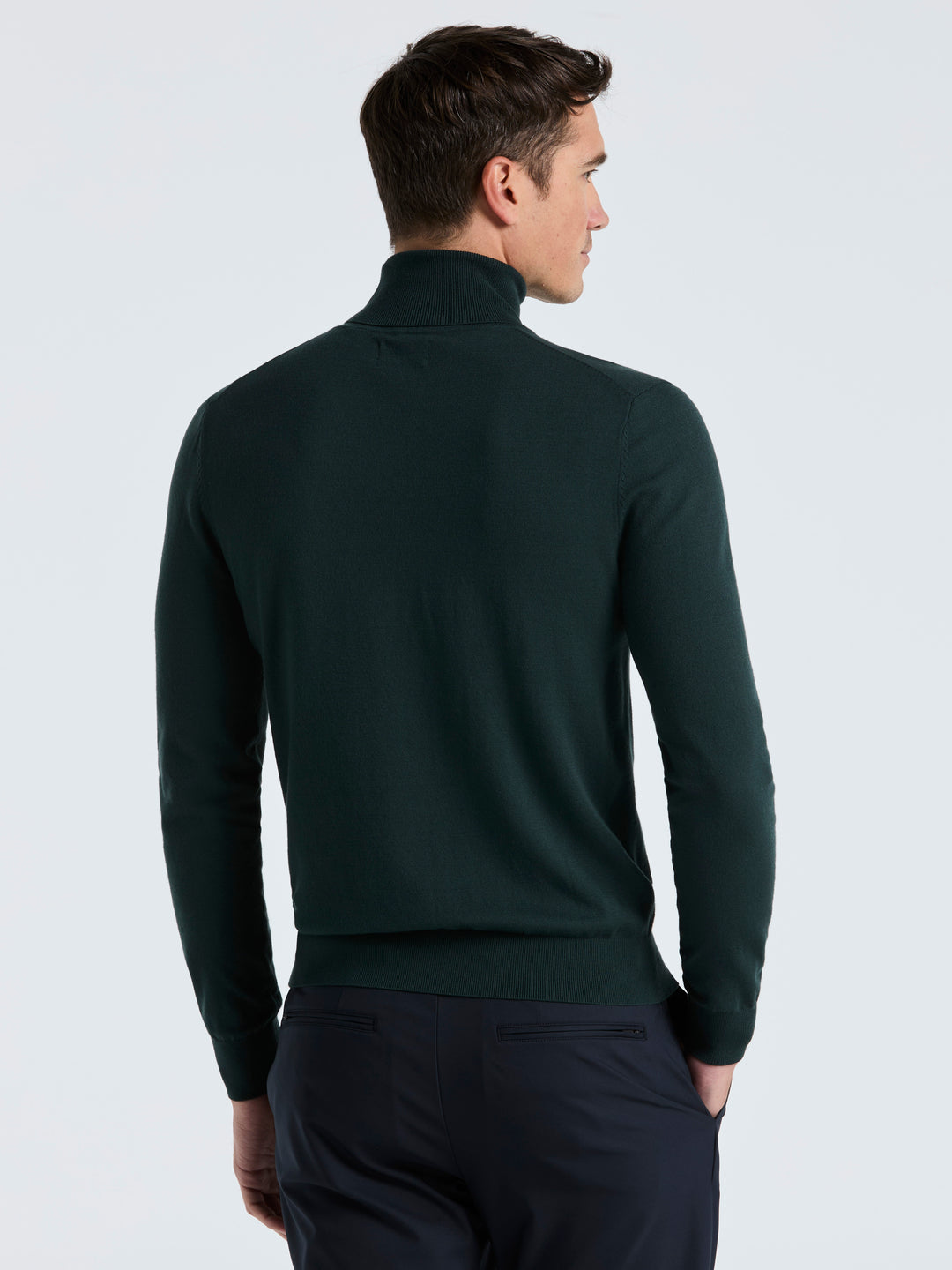 Solid Tech Turtleneck Sweater (Magical Forest) 