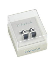 Square Black Cuff Links (Blk) 