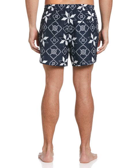 Star Drawstring Swim Short (Dark Sapphire) 