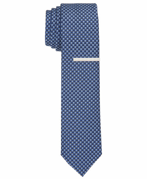 Stover Mini Slim Tie (Navy) 