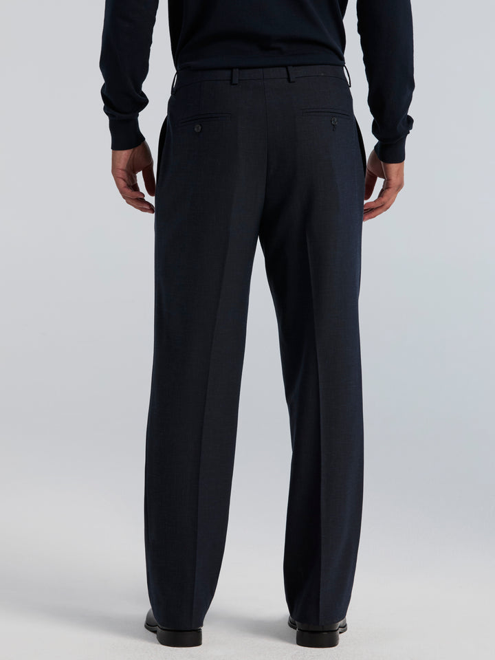 Stretch Classic Pleated Suit Pant