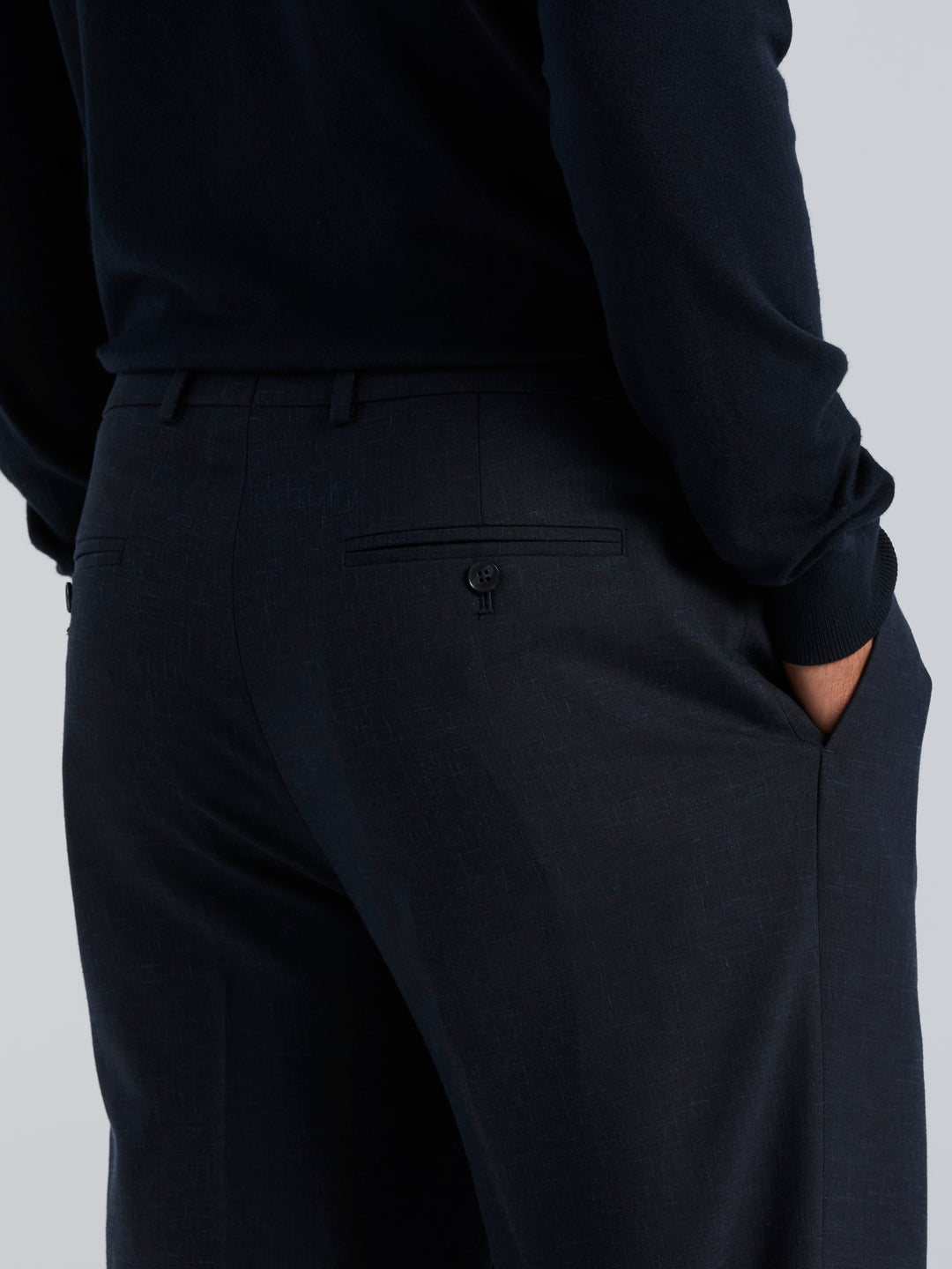 Stretch Classic Pleated Suit Pant