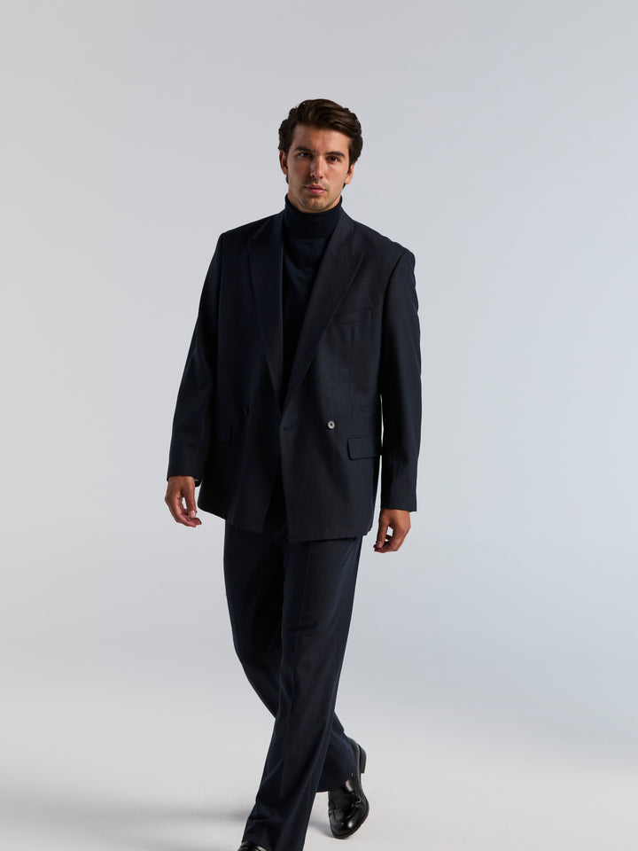 Stretch Classic Pleated Suit Pant