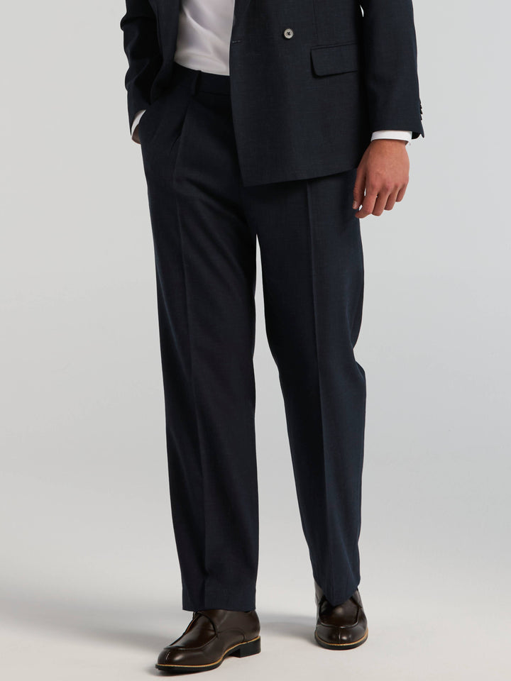 Stretch Classic Pleated Suit Pant