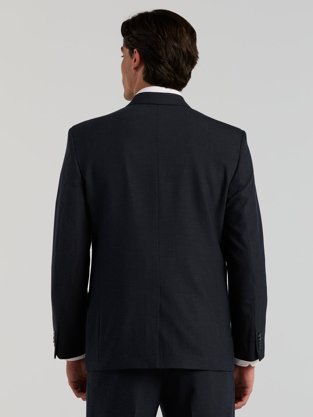 Double Breasted Suit Jacket - Stretch (Dark Sapphire) 