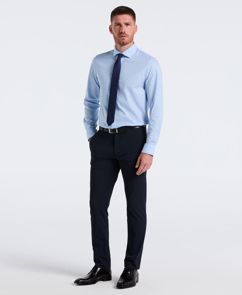 Stretch Micro Geo Print Dress Shirt