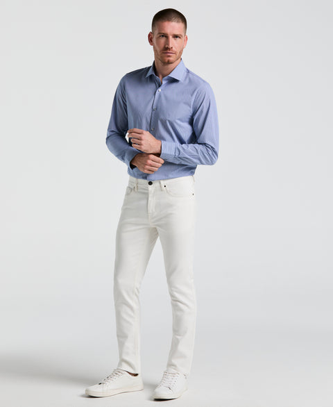 Stretch Micro Gingham Shirt (Denim) 