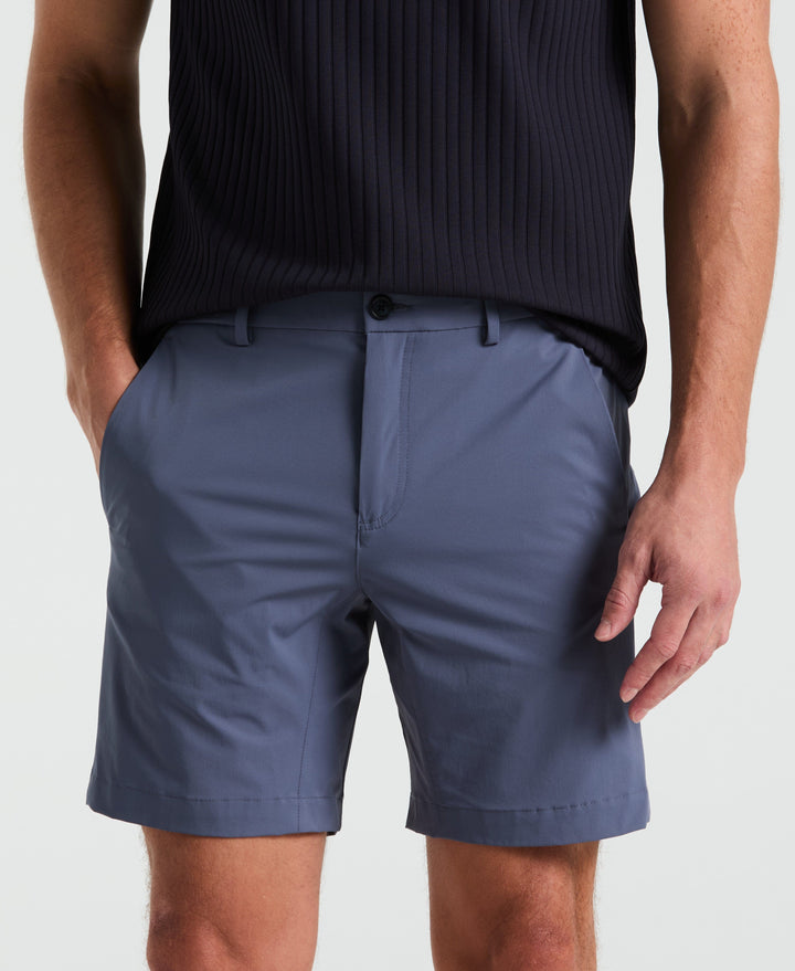 Stretch Solid Tech Short (Vintage Indigo)