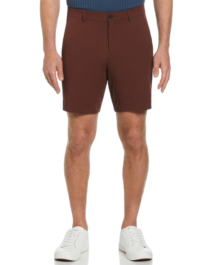 Stretch Solid Tech Short (Rum Raisin) 