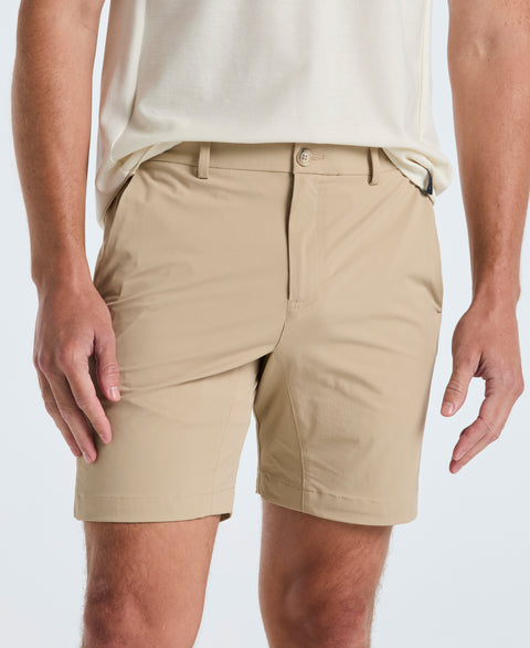 Stretch Solid Tech Short (Trench Coat) 
