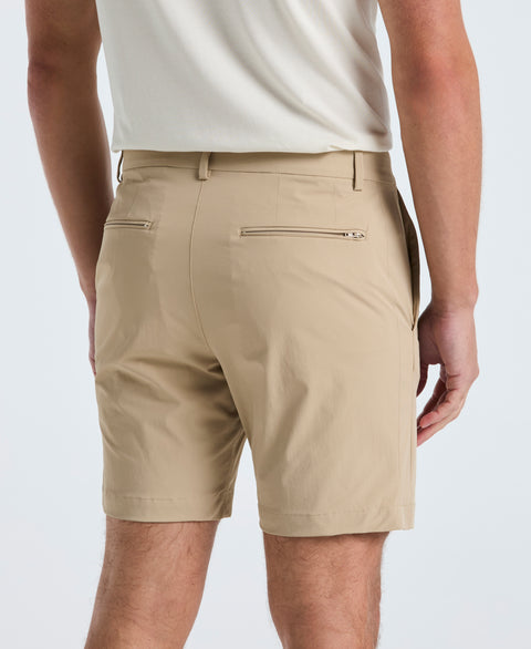 Stretch Solid Tech Short (Trench Coat) 