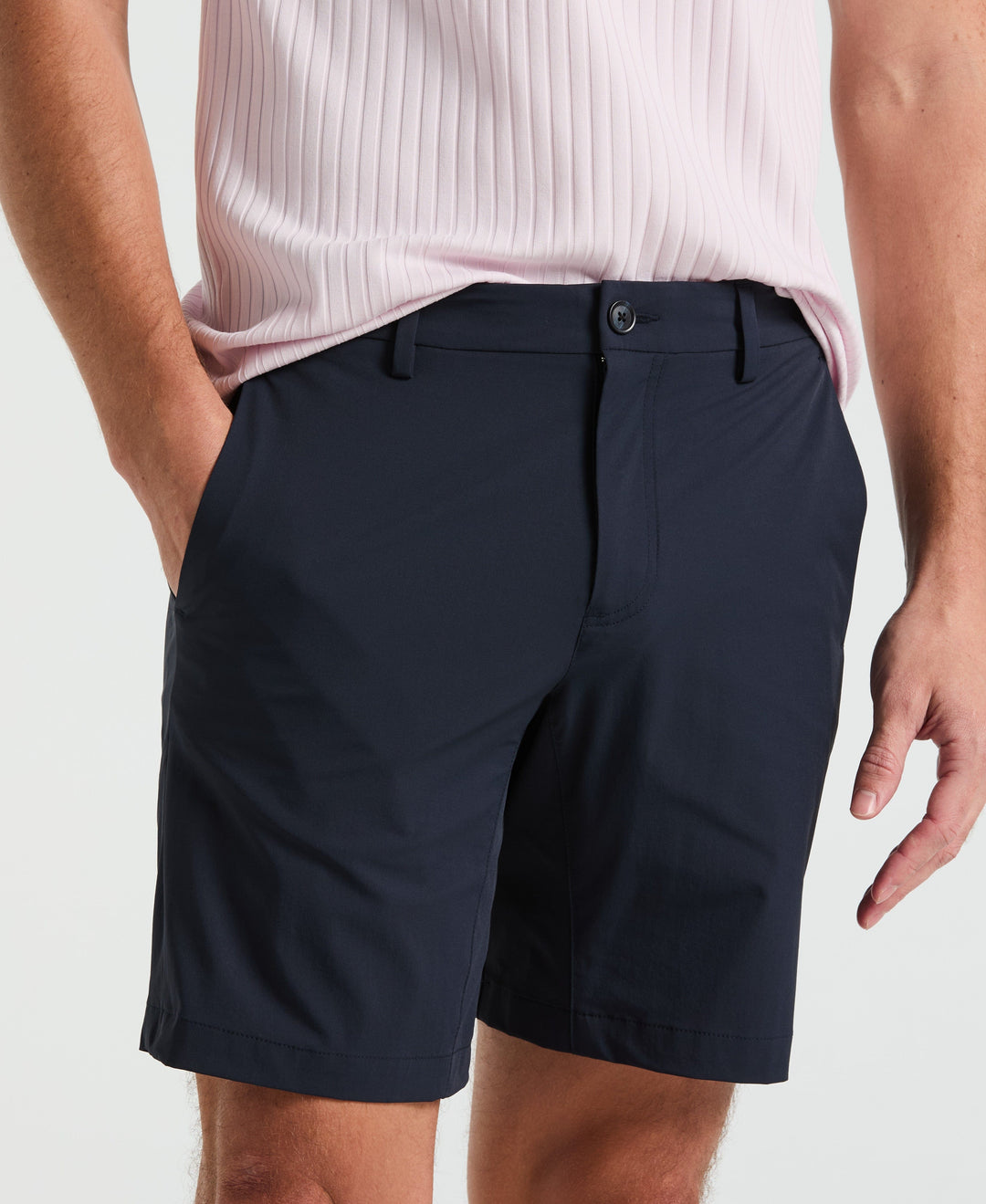 Stretch Solid Tech Short (Dark Sapphire) 