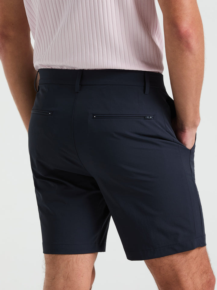 Stretch Solid Tech Short (Dark Sapphire) 