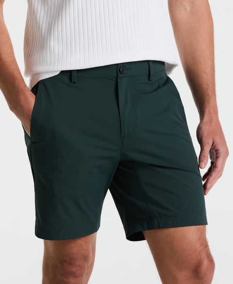 Stretch Solid Tech Short (Magical Forest) 
