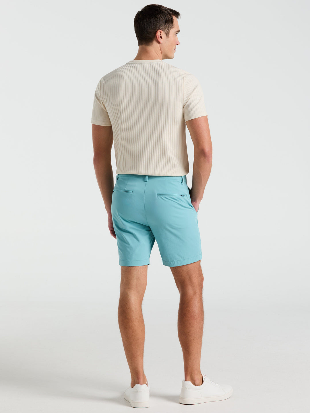 Stretch Solid Tech Short (Reef Waters) 