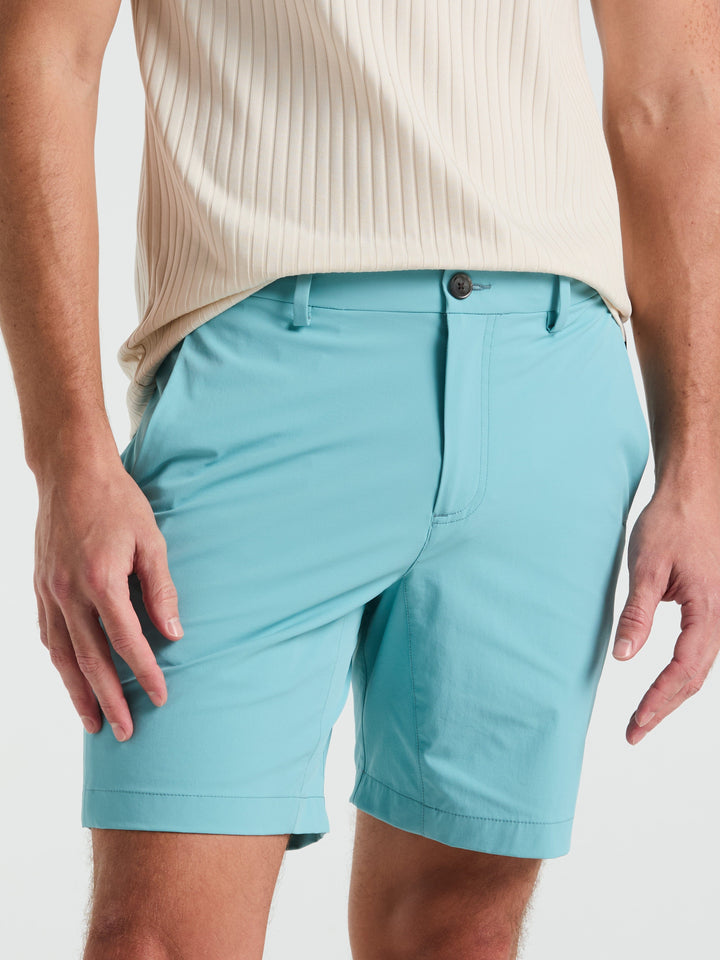 Stretch Solid Tech Short (Reef Waters) 