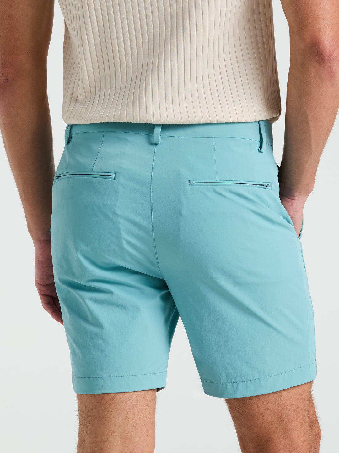 Stretch Solid Tech Short (Reef Waters) 