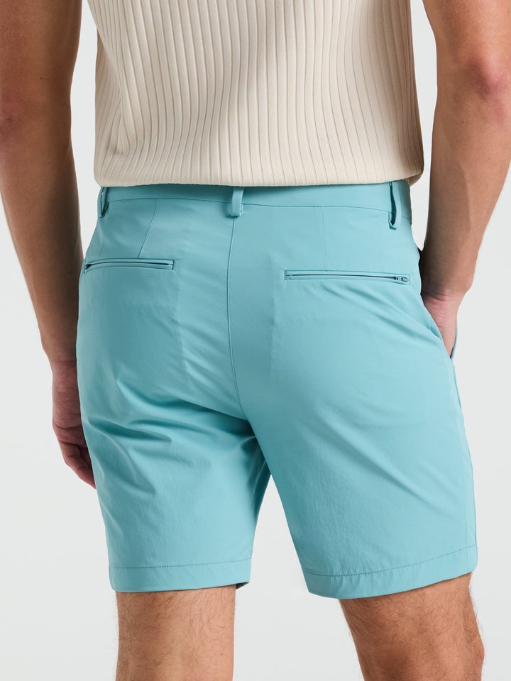 Stretch Solid Tech Short (Reef Waters) 