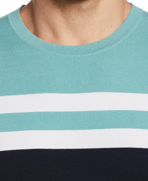Chest Stripe Tech Tee (Dark Sapphire) 