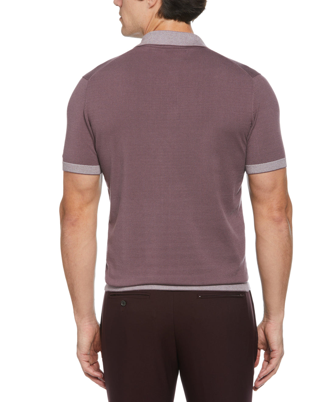 Tech Knit Contrast Polo (Flint) 