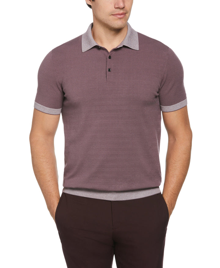 Tech Knit Contrast Polo (Flint) 