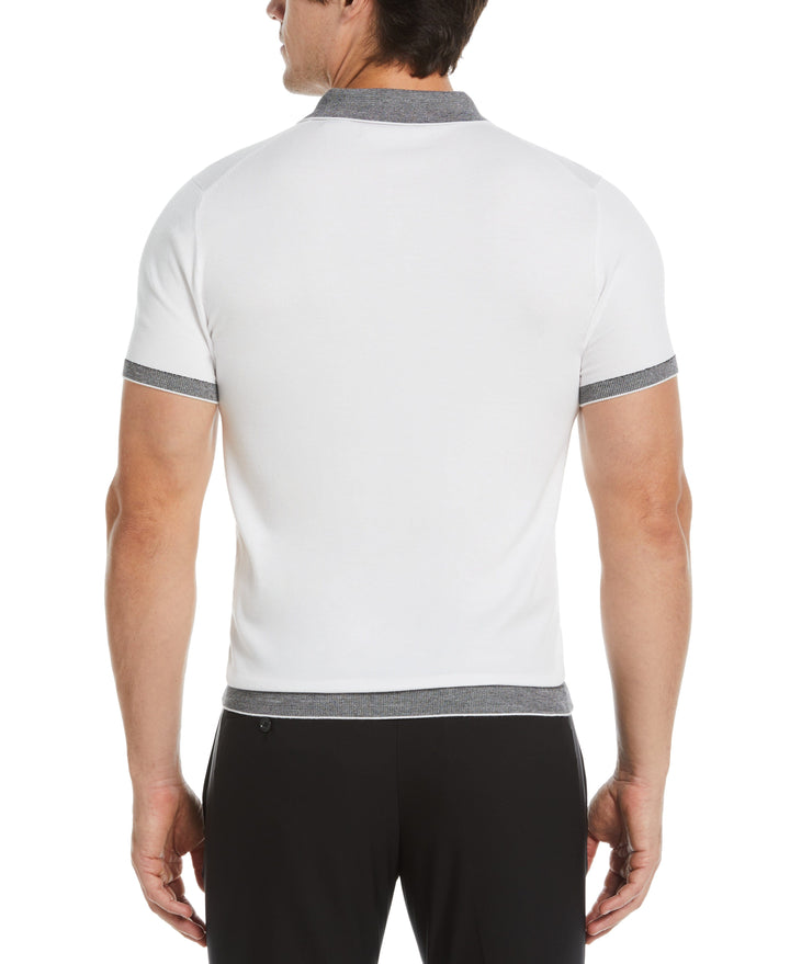Tech Polo Sweater (Bright White) 