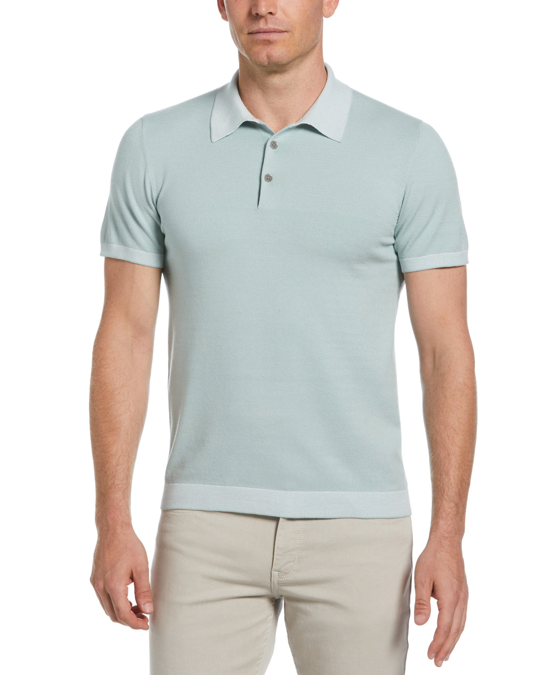 Tech Polo Sweater (Gray Mist) 