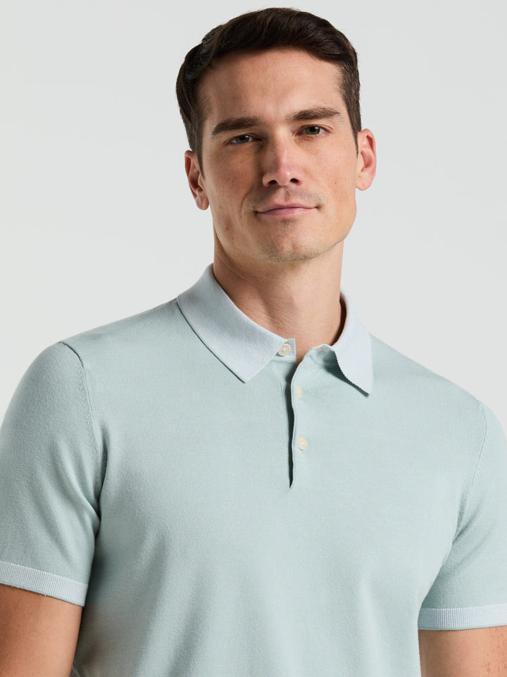 Tech Polo Sweater (Gray Mist) 